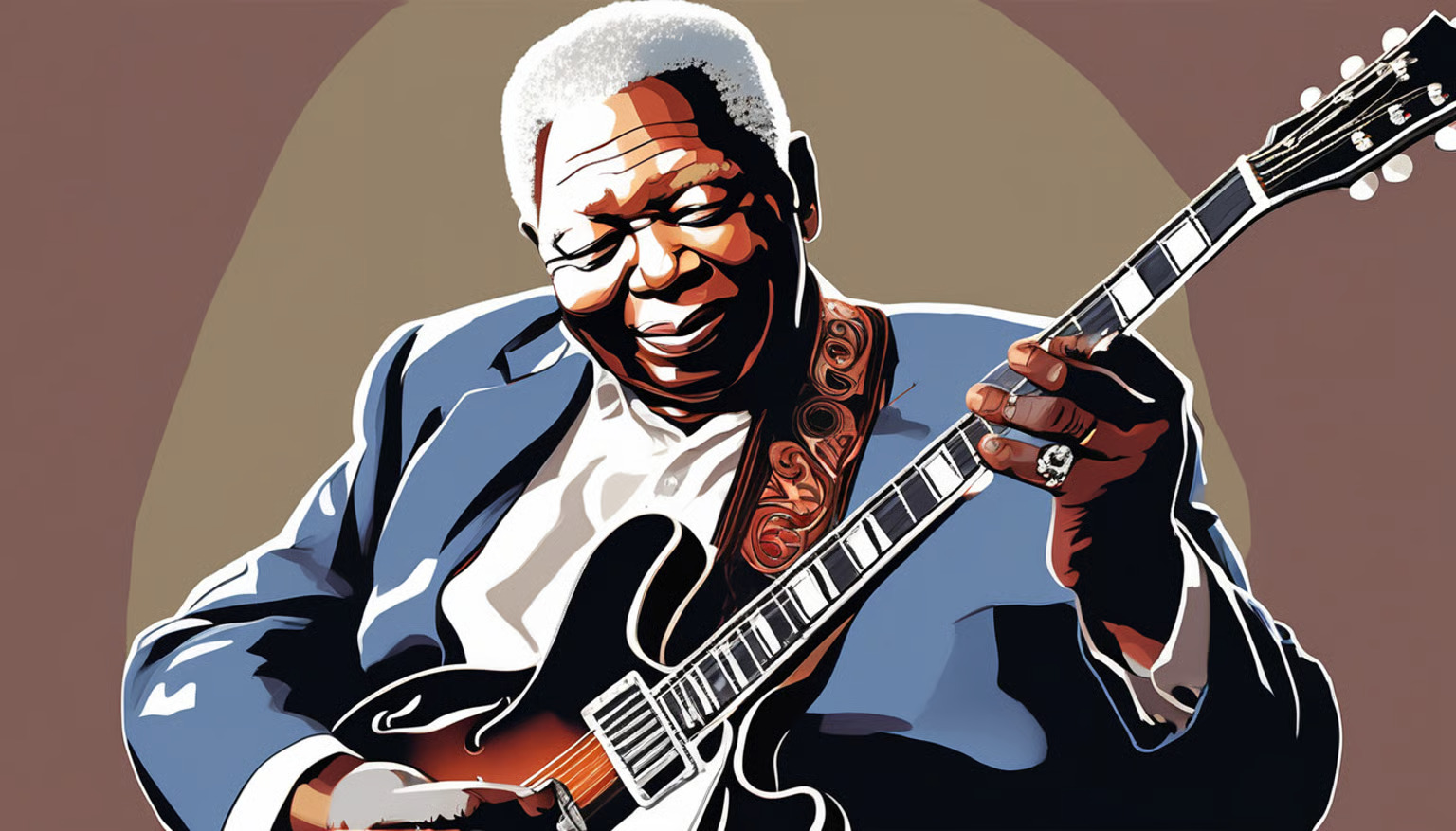 Teknik gitar BB King: Keterampilan Blues yang Esensial