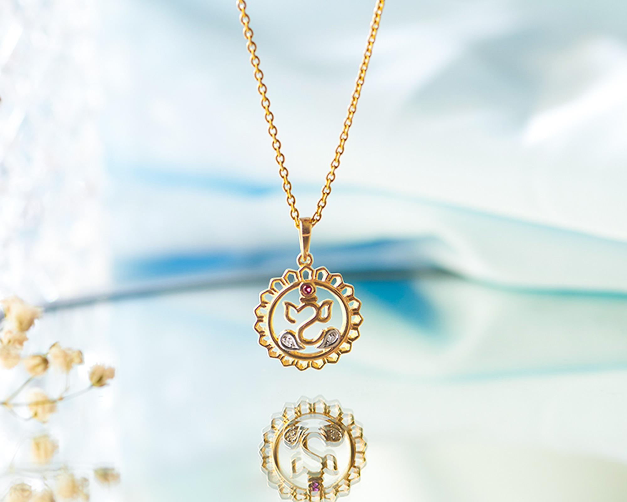 Desain Pendant Ganesh – Gaya Emas & Berlian Terbaru