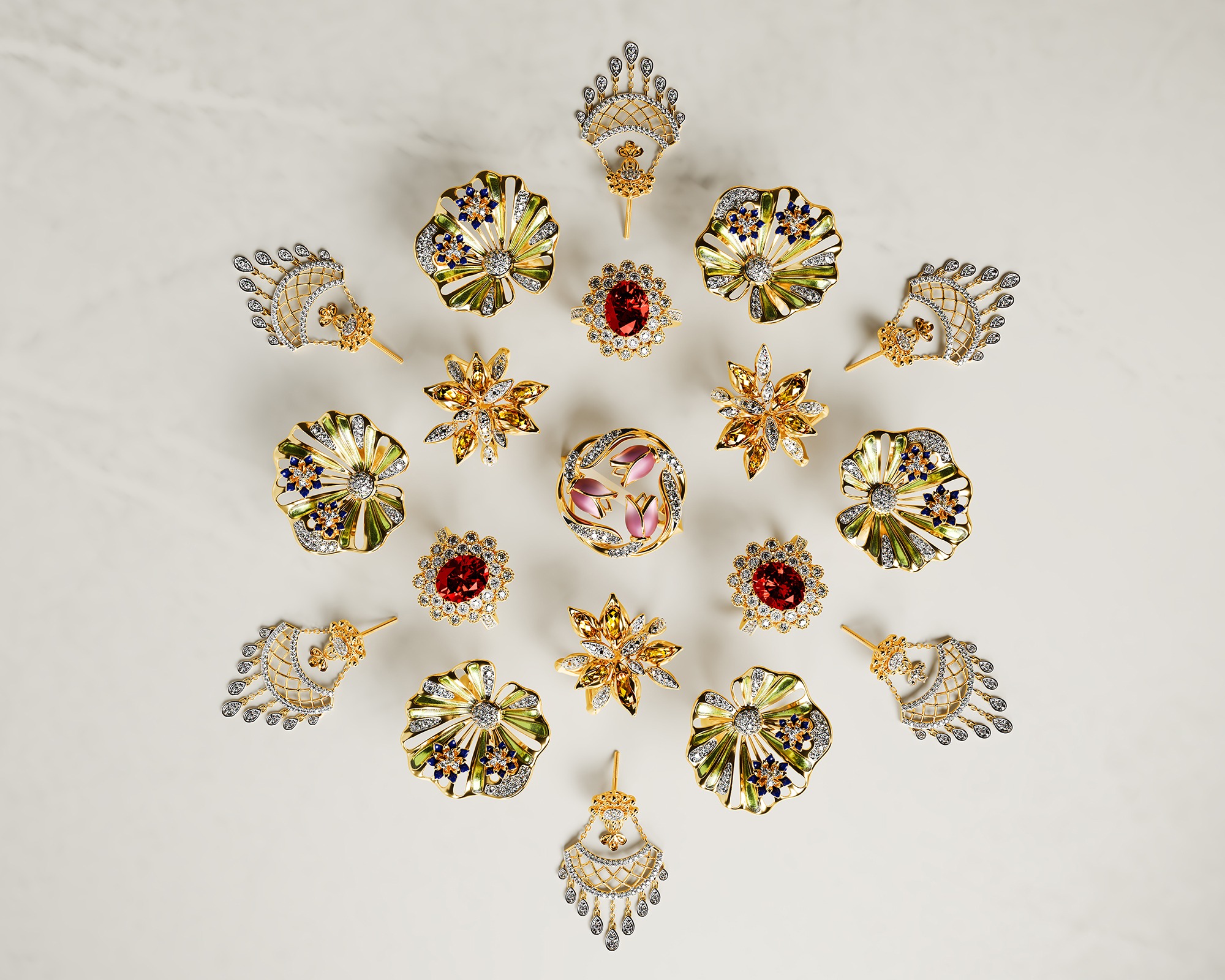 Ide Perhiasan Onam untuk Kasavu Saree