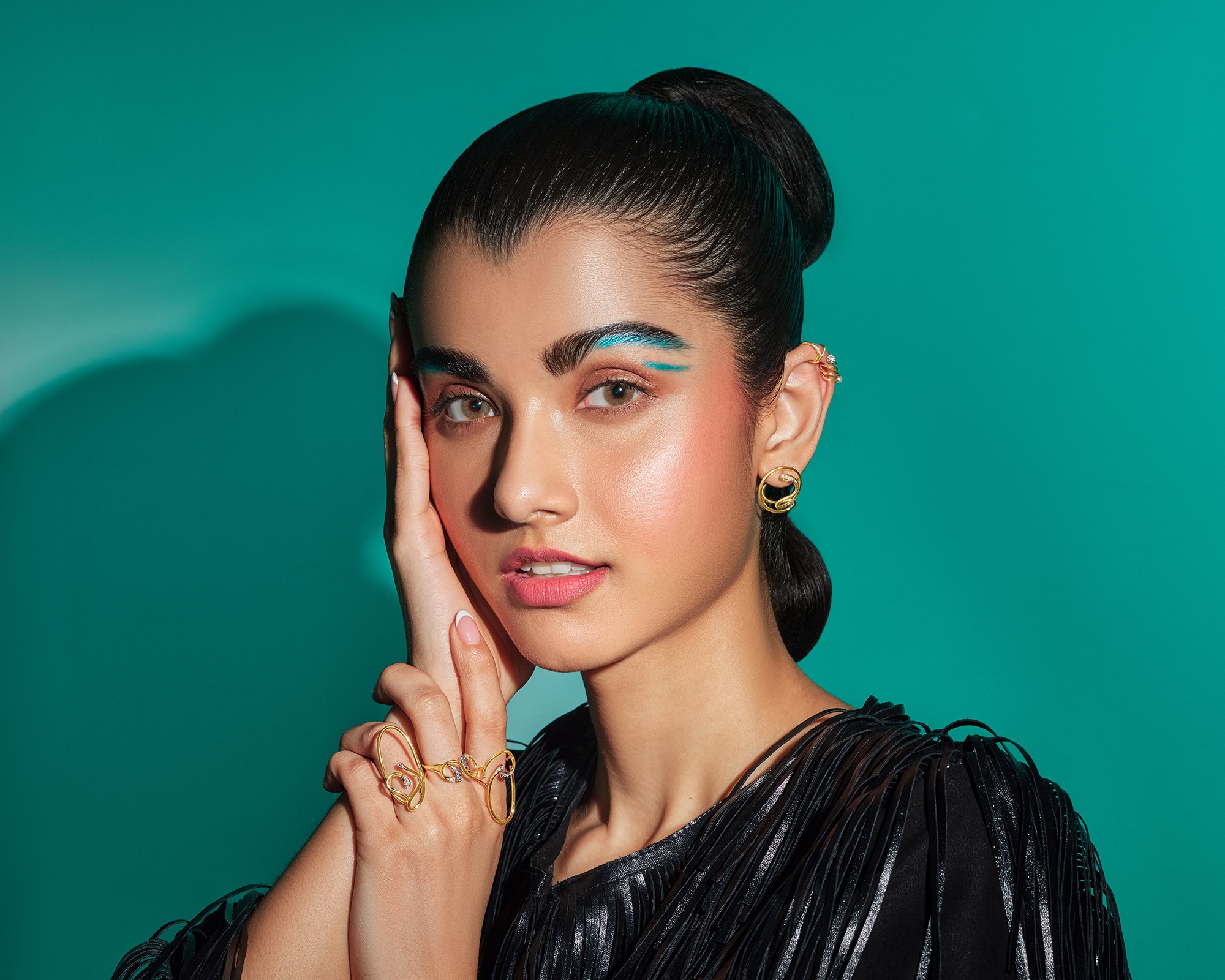 Anting -anting telinga atas emas – Toko gaya tren karatlane